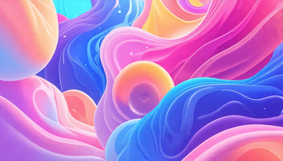 Abstract image representing relaxation from THC gummies